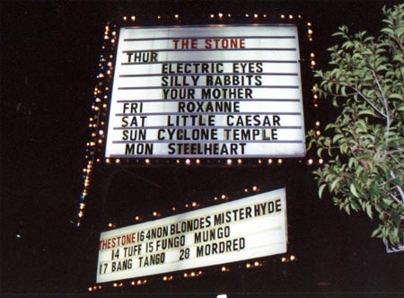 1991 The Stone Marquee